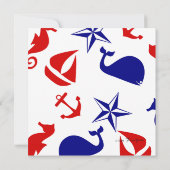 Nautical Scatter Einladung (Rückseite)