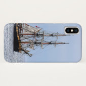Nautical Schooner Blue Skies Case-Mate iPhone Hülle (Rückseite (Horizontal))