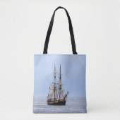 Nautical Schooner Blue Skies Tasche (Vorderseite)