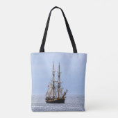 Nautical Schooner Blue Skies Tasche (Rückseite)