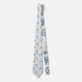 Nautical Sea Life Custom Necktie Krawatte (Vorderseite)