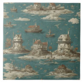 Nautical Seascapes Oil Painting No11 Fliese (Vorderseite)