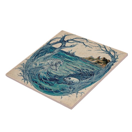 Nautical Seascapes Oil Painting No17 Fliese (Seite)