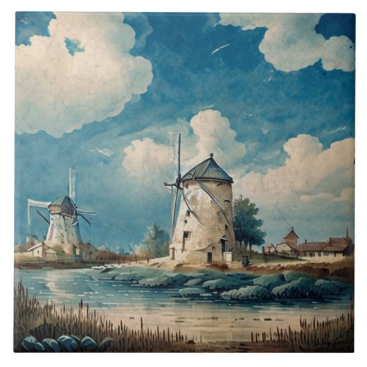 Nautical Seascapes Ölgemälde Nr. 4 Fliese (Vorderseite)