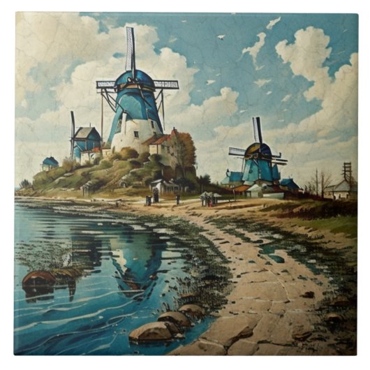 Nautical Seascapes Ölgemälde Nr. 5 Fliese (Vorderseite)