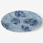 Nautical Seashell Collection - Alle Größen Pappteller (Schrägansicht)