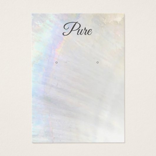 Nautical Seashell Earring Display Holder (Vorderseite)