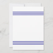 Nautical Seashell - Einladung zur Hochzeit (Rückseite)