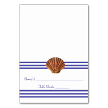 Nautical Seashell - Escort-Karte
