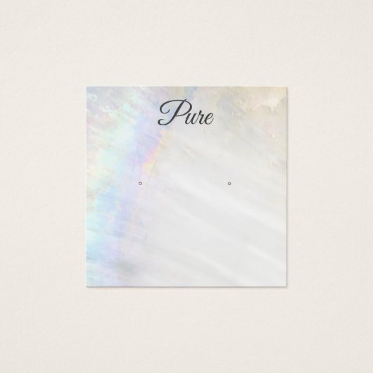 Nautical Seashell Stud Earring Display Holder (Vorderseite)