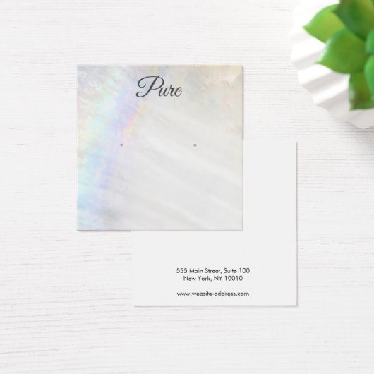 Nautical Seashell Stud Earring Display Holder (Schreibtisch)