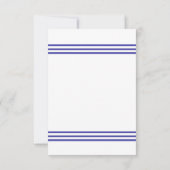 Nautical Seashell - UAWG RSVP Karte (Rückseite)
