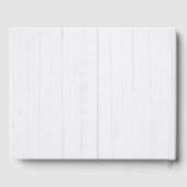 Nautical Seashell Zuhause | Küstenwald Gästebuch (Rückseite)