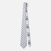Nautical Seashells Custom Necktie Krawatte (Vorderseite)