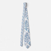Nautical Seashells Custom Necktie Krawatte (Rückseite)