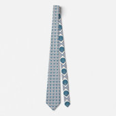 Nautical Seashells Custom Necktie Krawatte (Vorderseite)