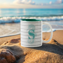 Nautical Seepferd Beach House Coastal Coffee Tasse