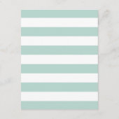 Nautical Seepferd Wedding Guest Details Begleitkarte (Rückseite)