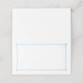 Nautical Segelboot Geflochtene Platzkarten (Außenseite Aufgefaltet)