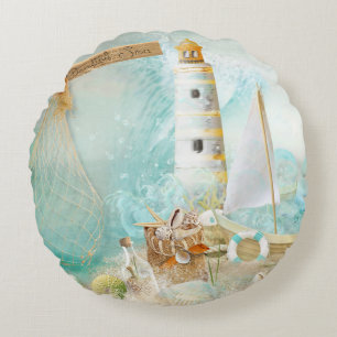 Nautical Series Design 11 Rundes Kissen