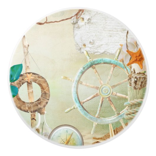 Nautical Series Design 2 Keramikknauf (Vorderseite)