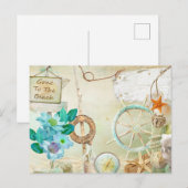 Nautical Series Design 2 Postkarte (Vorne/Hinten)