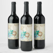 Nautical Series Design 2 Weinetikett (Flaschen)