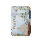 Nautical Series Design 4 Badematte (Vorderseite Vertikal)