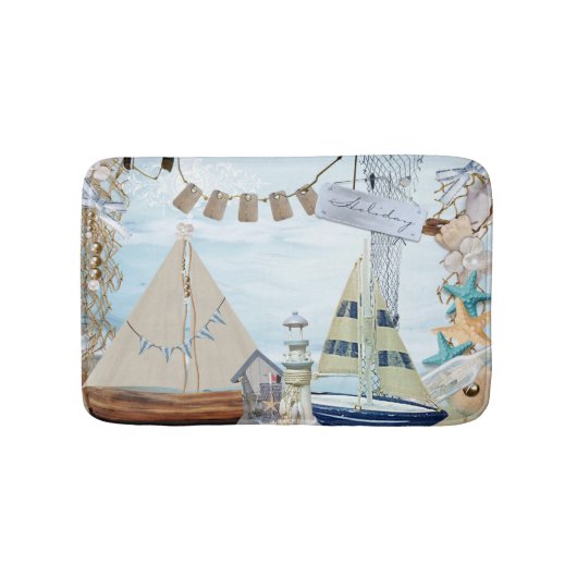 Nautical Series Design 4 Badematte (Vorderseite)
