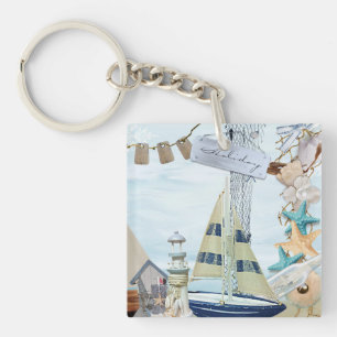 Nautical Series Design 4 Schlüsselanhänger