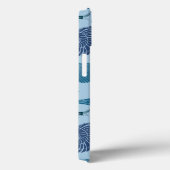 Nautical Shades Of Blue Pattern Case-Mate iPhone Hülle (Rückseite / Rechts)