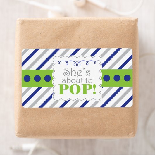 Nautical She ist dabei, Wasserflaschen-Labels POP (Insitu)