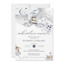 Nautical Ship Adventure erwartet Dreamy Baby Showe