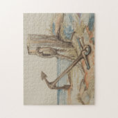 Nautical Ship Anchor am Boden-Scene-Puzzle Puzzle (Vertikal)