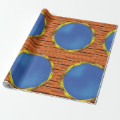 Nautical Ship Porthole Window with Blue Water Geschenkpapier (Ungerollt)