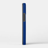 Nautical Ships Wheel Blue+White (personalisieren) Case-Mate iPhone Hülle (Rückseite / Rechts)