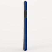 Nautical Ships Wheel Blue+White (personalisieren) Case-Mate iPhone Hülle (Hinten/Rechts)