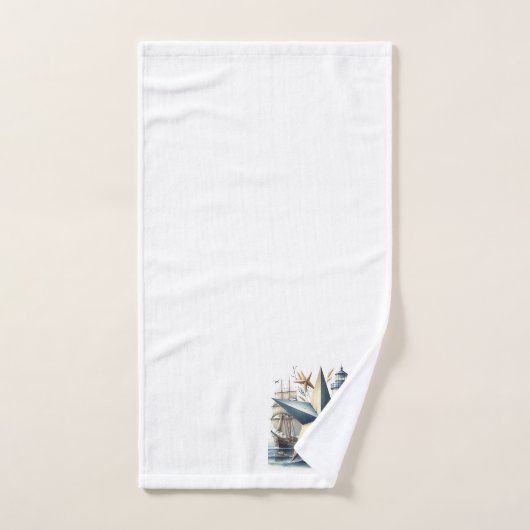 Nautical Shore Badhandtuch Set (Handtuch)