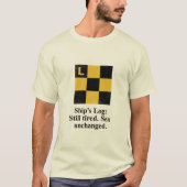 Nautical Signal Flag L T-Shirt | Funny Boater Gift (Vorderseite)