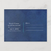 Nautical Silver Boat & Beach Dinge Save the Date Ankündigungspostkarte (Rückseite)