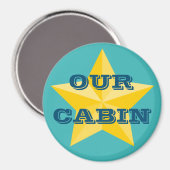 Nautical Star Stateroom Door Marker Magnet (Vorderseite/Rückseite)