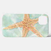 Nautical Starfish in Water Case-Mate iPhone Hülle (Rückseite (Horizontal))