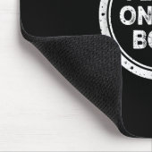 Nautical Steering Wheel St Ill Be On The Boat  Mousepad (Ecke)