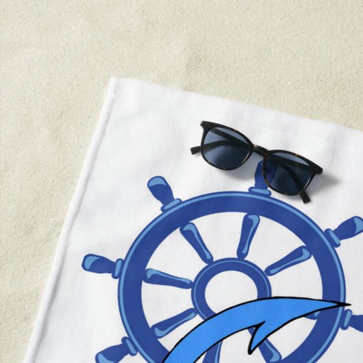 Nautical  strandtuch (Beispiel)