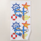 Nautical  strandtuch (Vorderseite)
