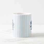 Nautical Stripe Muster Kaffeetasse (Mittel)