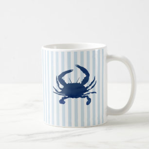 Nautical Stripe Muster Kaffeetasse