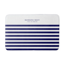 Nautical Stripe Navy Blue Trendy Stilvoll 8 Streif