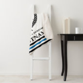 Nautical Striped Custom Mr. und Mrs. Sherpadecke (Beispiel)