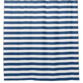 Nautical Stripes Duschvorhang (Vorderseite)